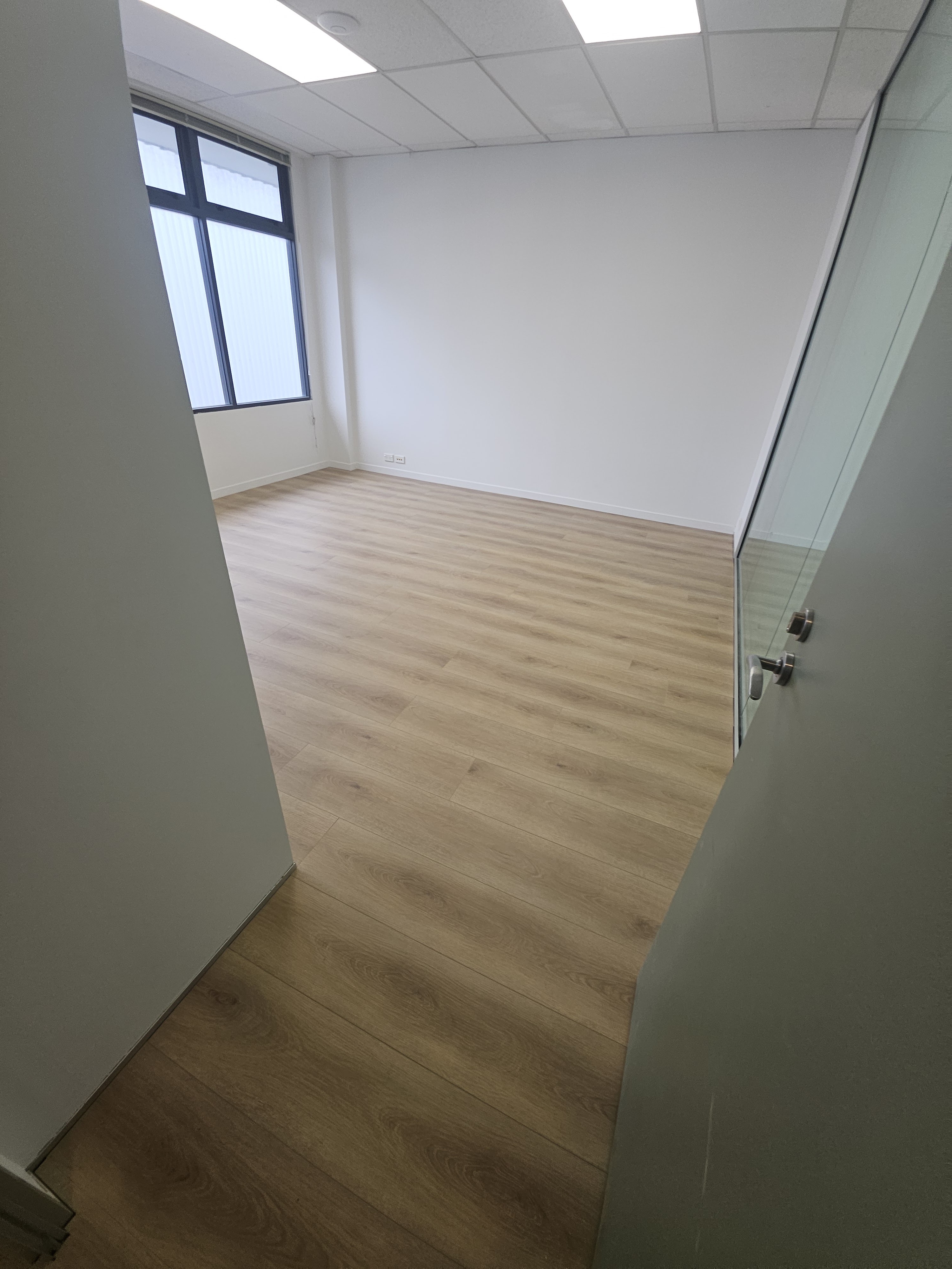 Wooden flooring installation