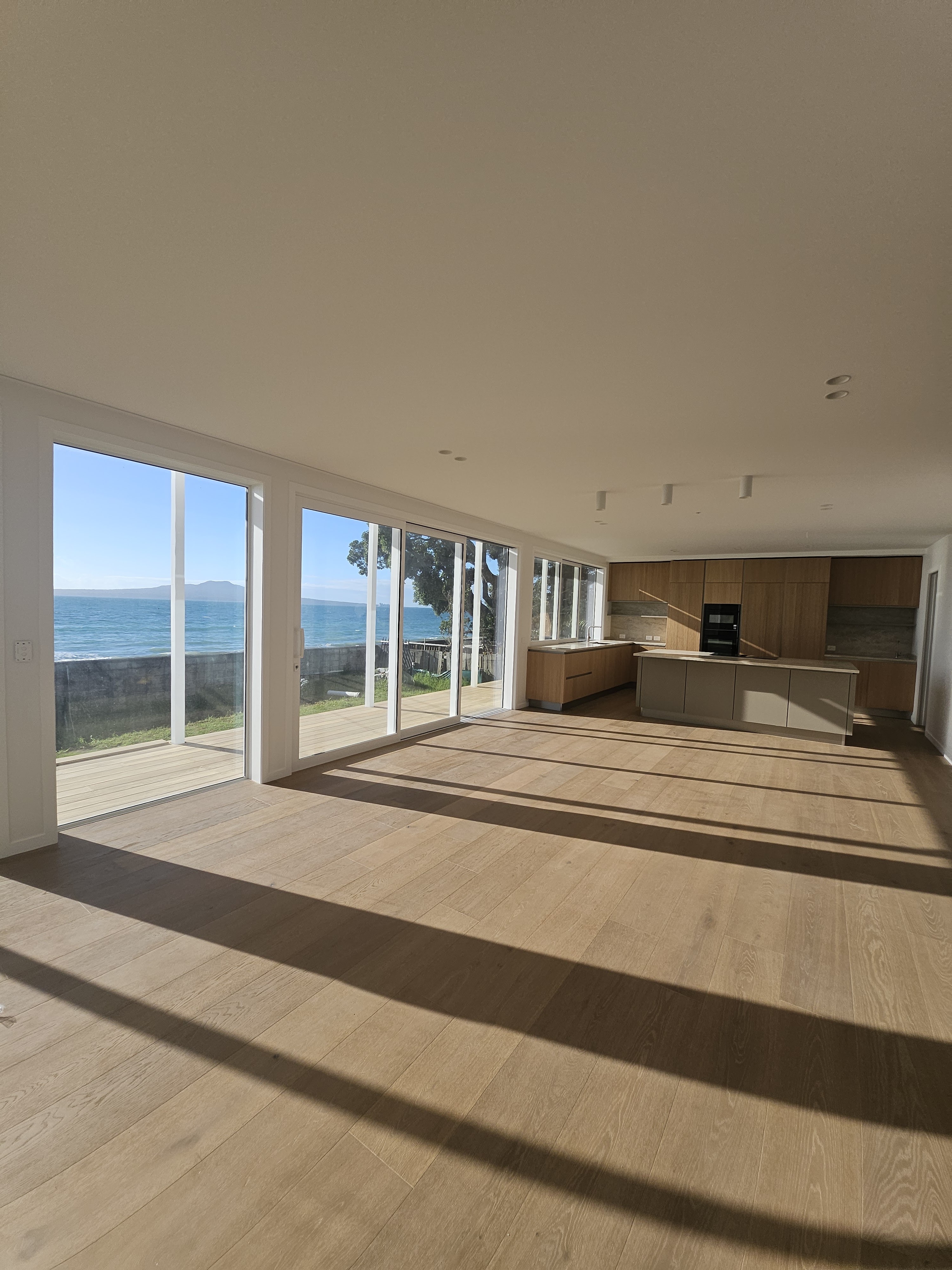 Wooden flooring installation